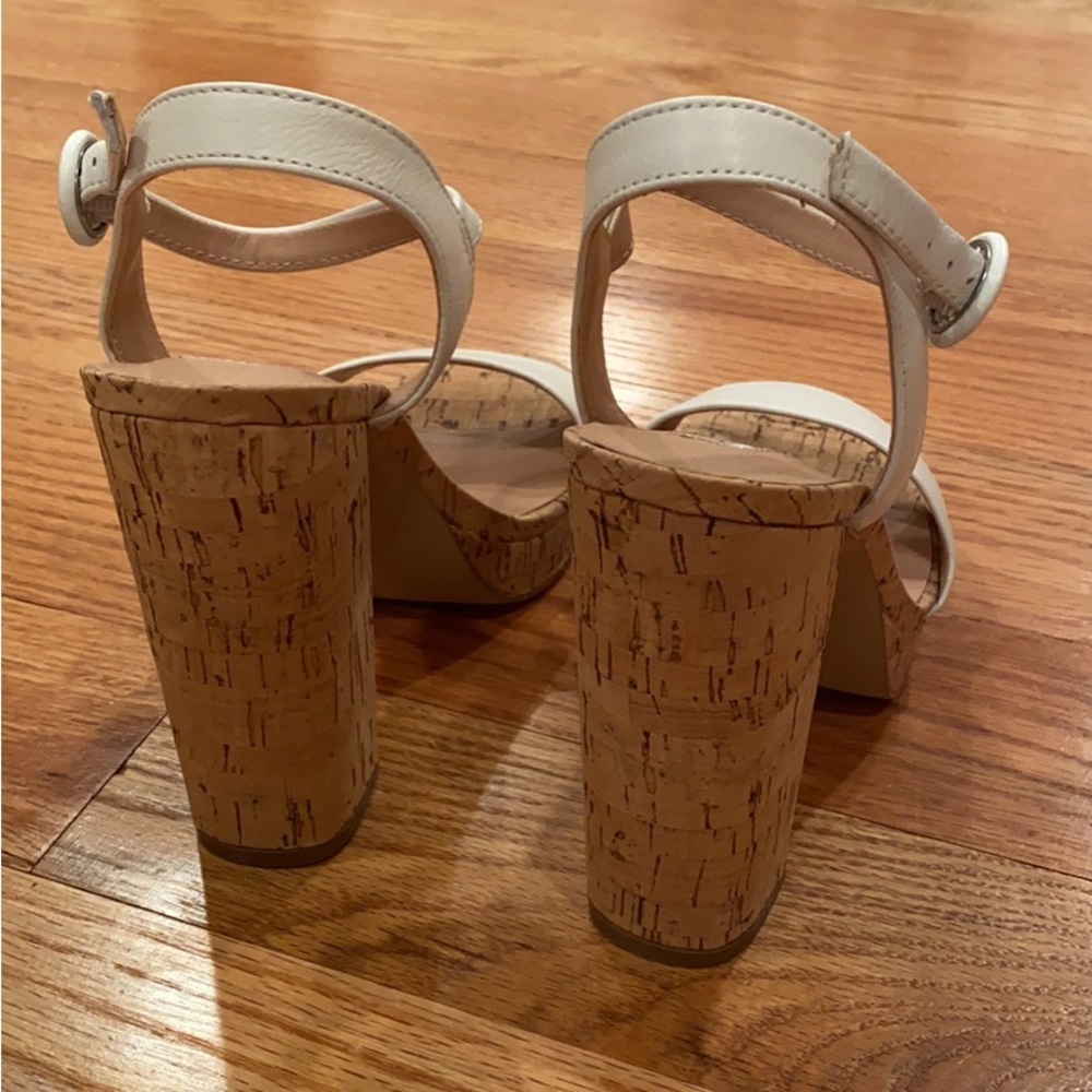 Cork high heels